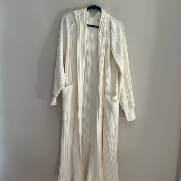 FP Movement by Free People Cream Hooded sweater cardigan - Picture 6 of 14